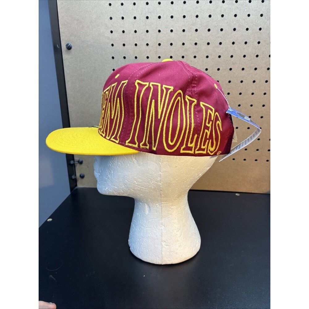 Vintage 90s Florida State Seminoles Starter Big Side Logo Snapback Hat NWT - Picture 2 of 8